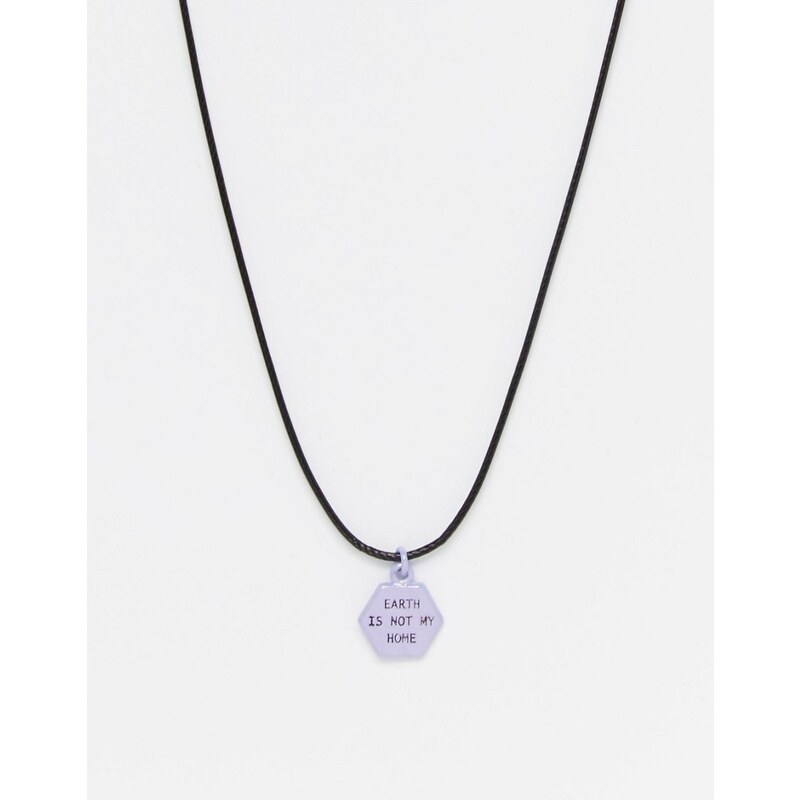 Me & Zena - Earth Is Not My Home - Collier à cordon - Violet