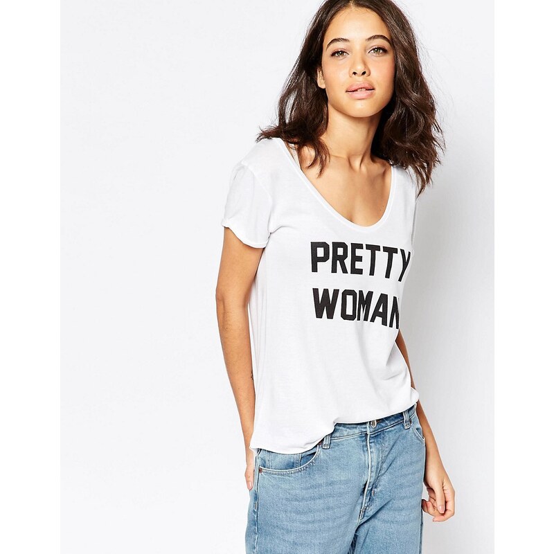 South Parade - T-shirt motif Pretty Woman - Blanc