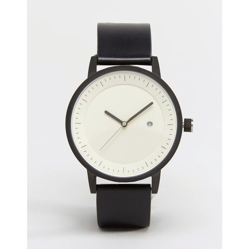 Simple Watch Company SWCO - Earl - Montre en cuir - Noir - Noir