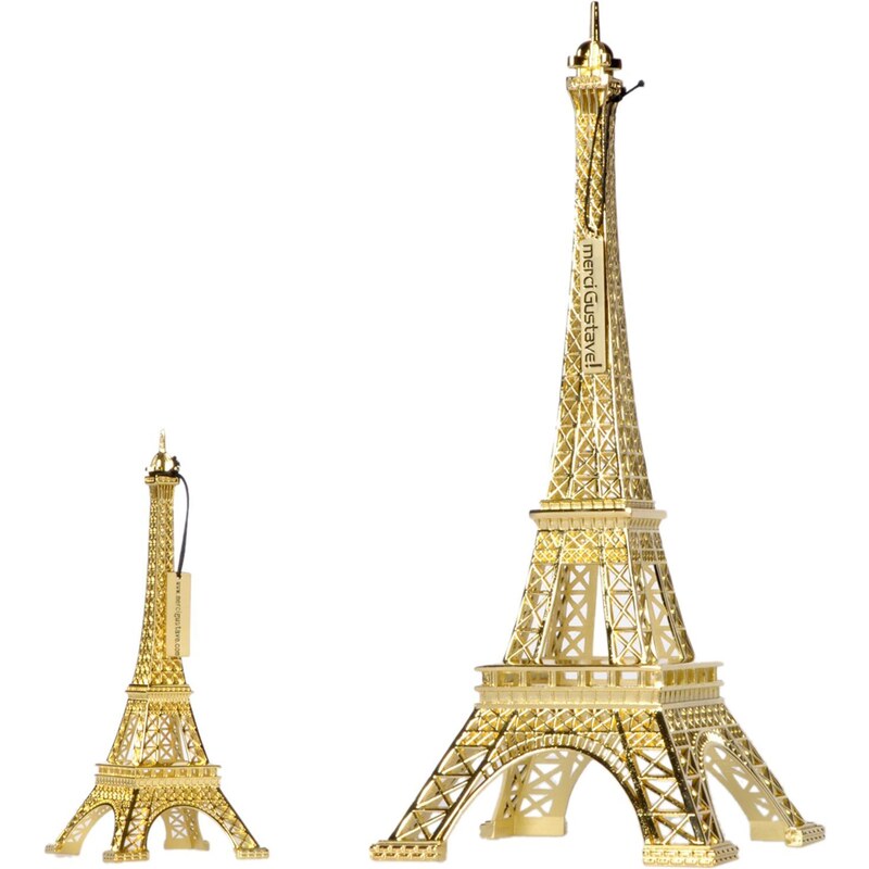 Merci Gustave Tour Eiffel Originale Goldy - Statue - or