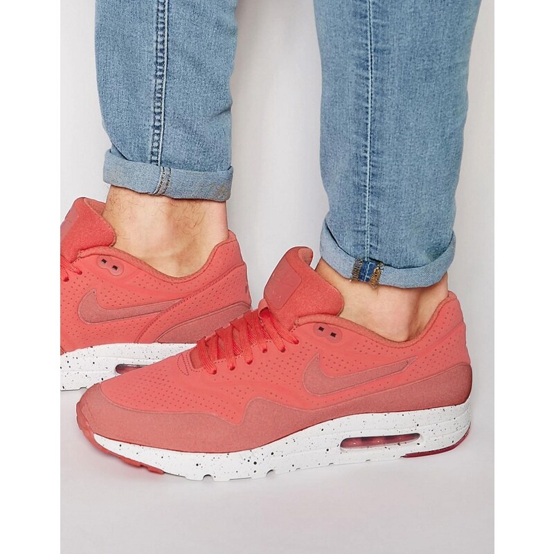 Nike - Air Max 1 Ultra Moire - Baskets 705297-611 - Rouge