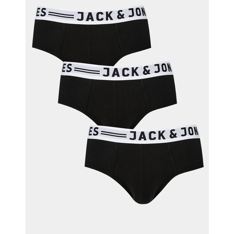 Jack & Jones - Lot de 3 slips - Noir