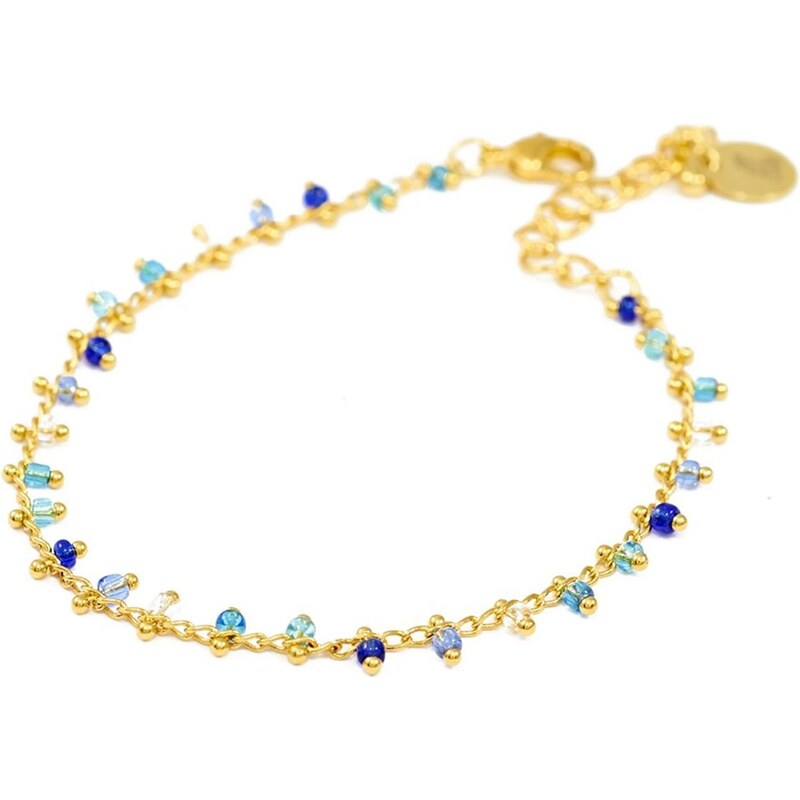 Bracelet orné de perles de rocailles Dune Azucar Bijoux