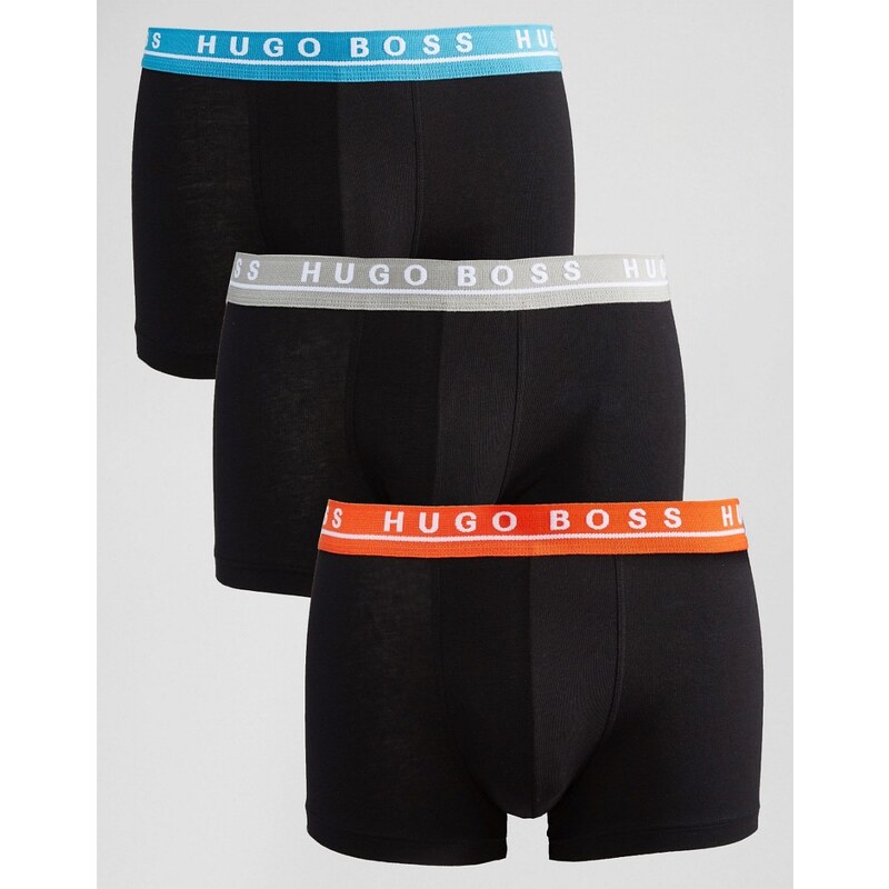 BOSS By Hugo Boss - Lot de 3 boxers - Noir