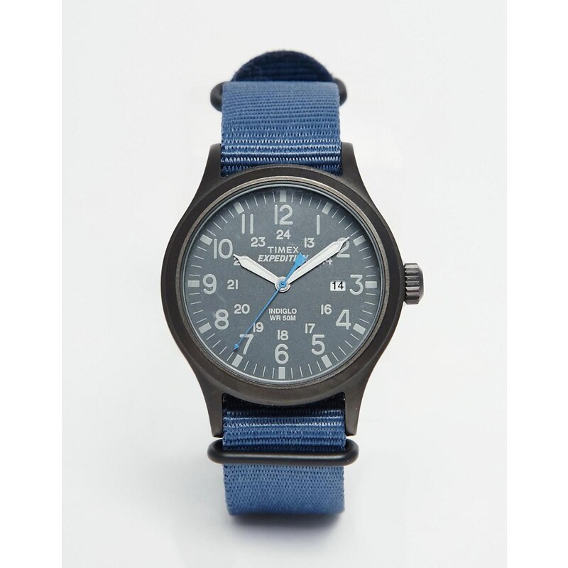 Timex - ExpeditionScout TW4B04800 - Montre - Bleu - Bleu