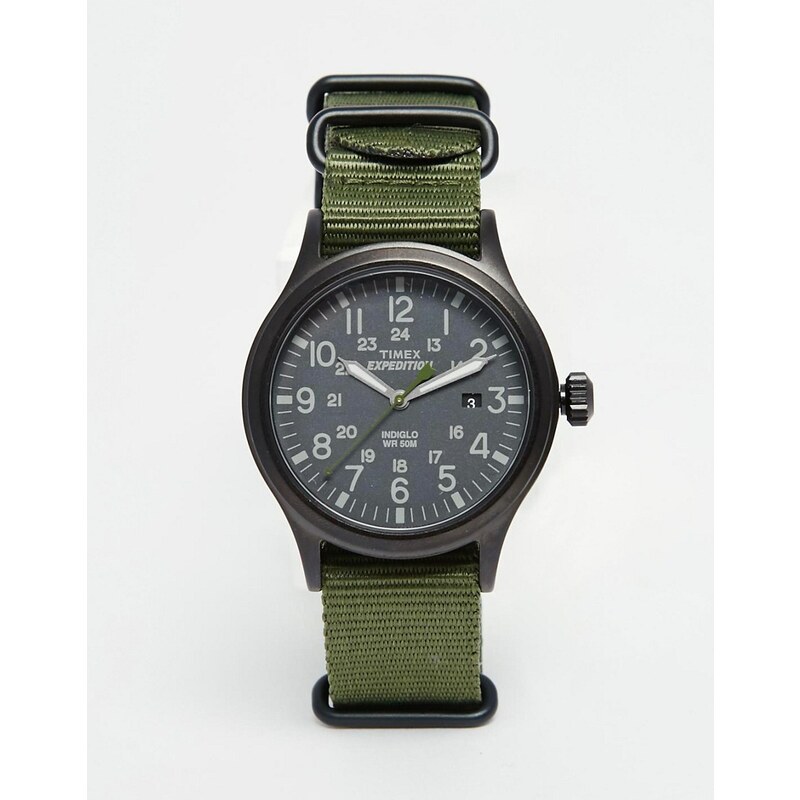 Timex - ExpeditionScout TW4B04700 - Montre - Vert - Vert