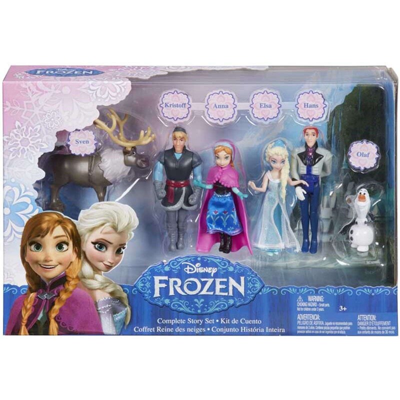 Mattel La Reine des Neiges - Coffret de 6 figurines - multicolore