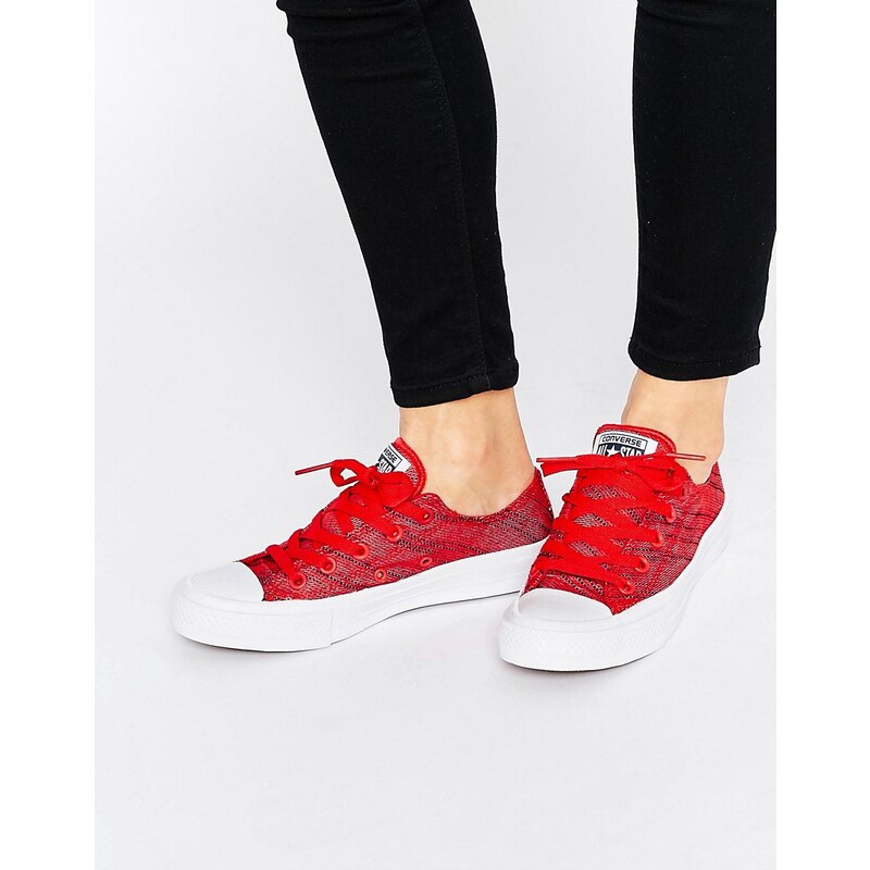 Converse - Ox Chuck Taylor All Star II - Tennis en toile - Rouge - Rouge