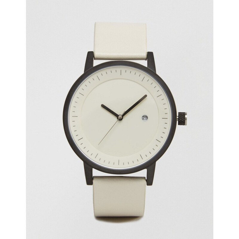 Simple Watch Company SWCO - Earl - Montre en cuir - Blanc - Blanc