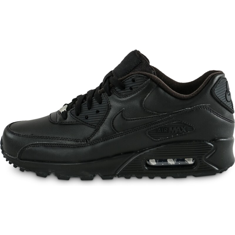 Nike Baskets/Running Air Max 90 Leather Noire Homme