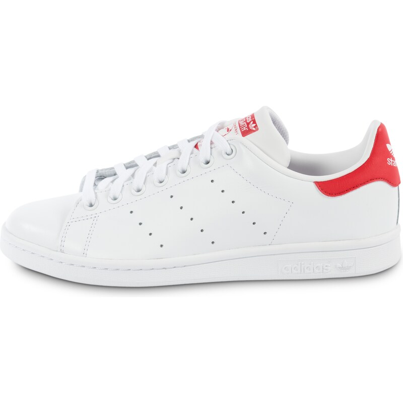 adidas Baskets/Tennis Stan Smith Blanche Et Rouge Homme