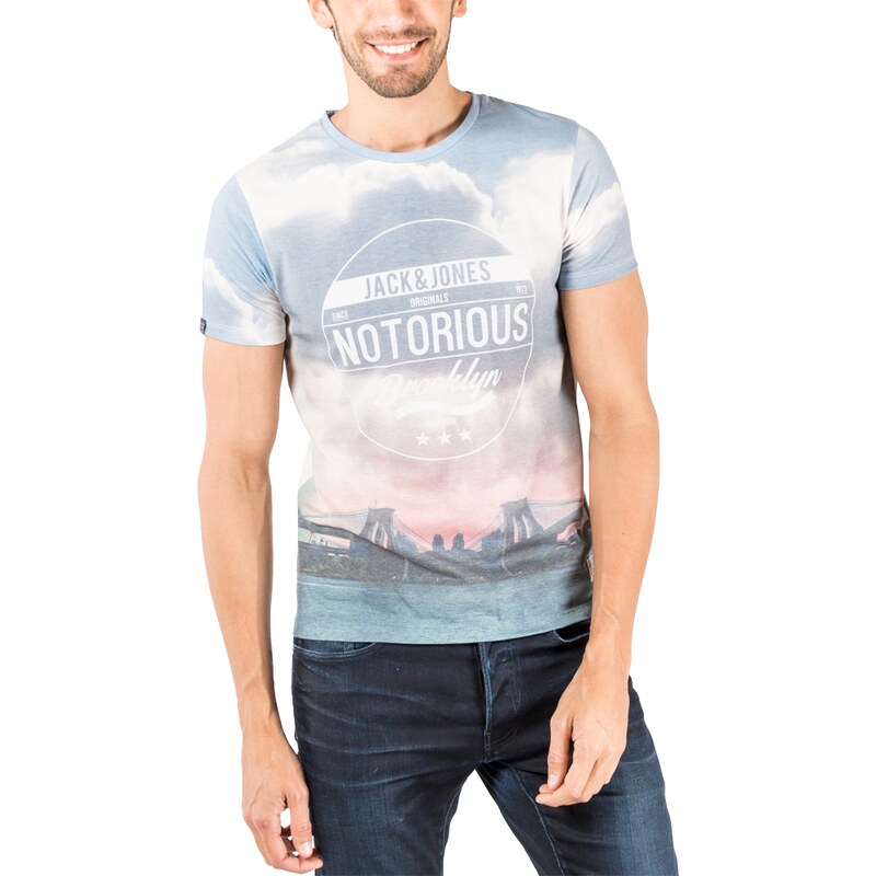 Jack & Jones Tee-shirt T-shirt Riru Notorious Town Homme