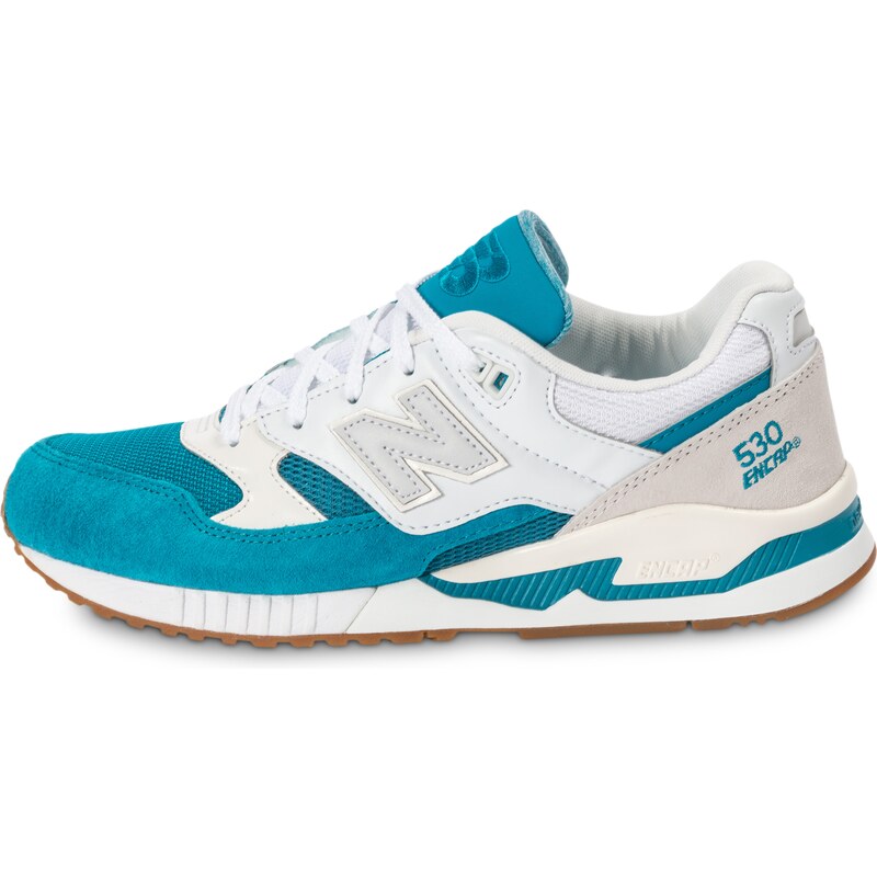 New Balance Baskets/Running M530 Aa Gumsole Blanche Et Turquoise Homme