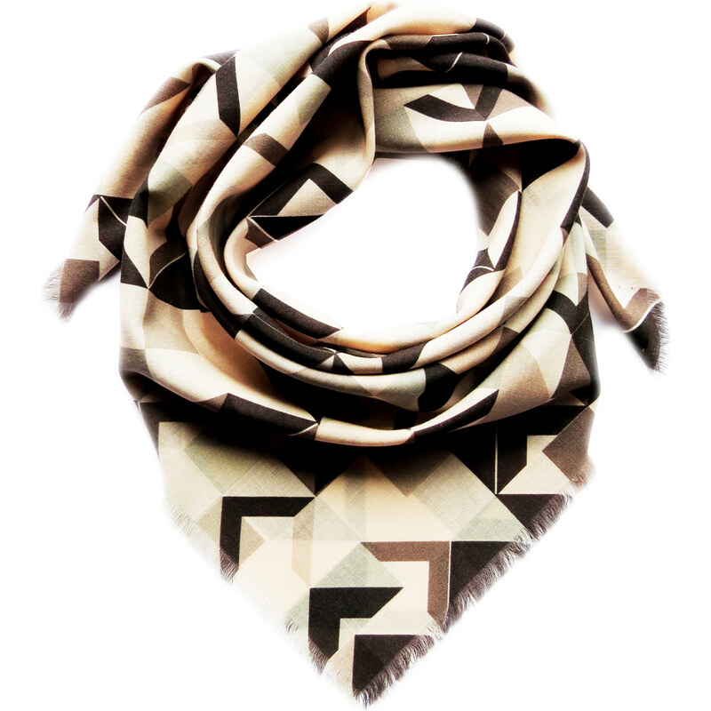 Claire Gaudion Foulard laine fine - Oyster Point