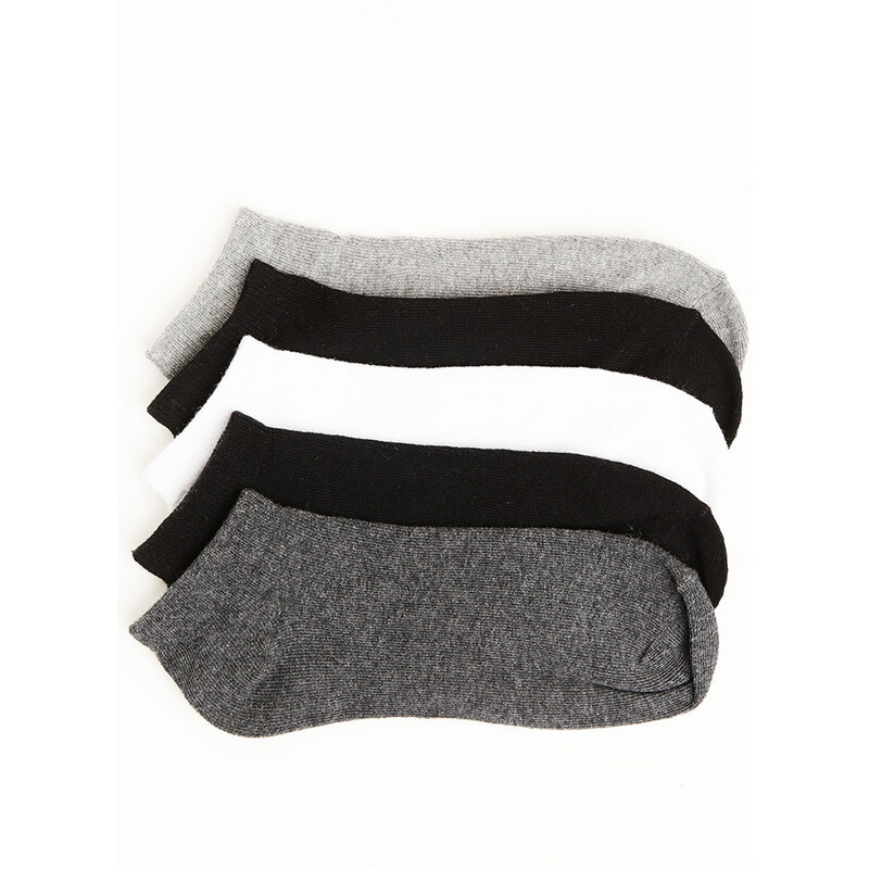 chaussettes basic blanches, grises et noires Jennyfer