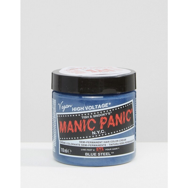 Manic Panic - NYC - Coloration crème semi-permanente pour les cheveux - Acier bleu - Gris