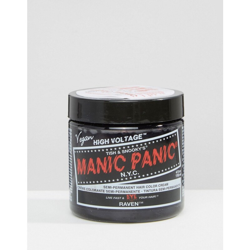 Manic Panic - NYC - Coloration crème semi-permanente pour les cheveux - Noir corbeau - Noir