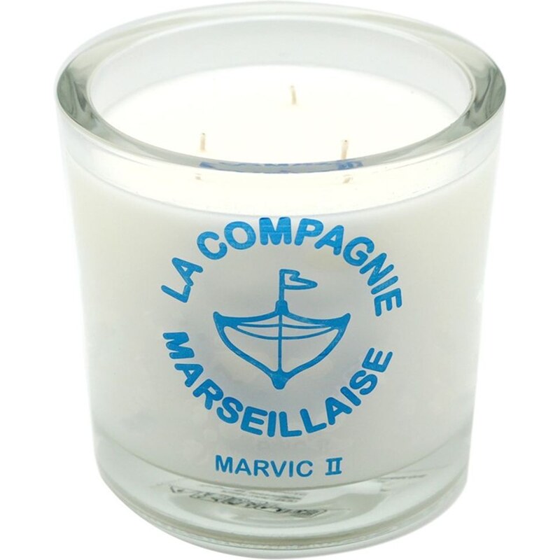 La Compagnie Marseillaise Marvic II - Bougie parfumée - blanc