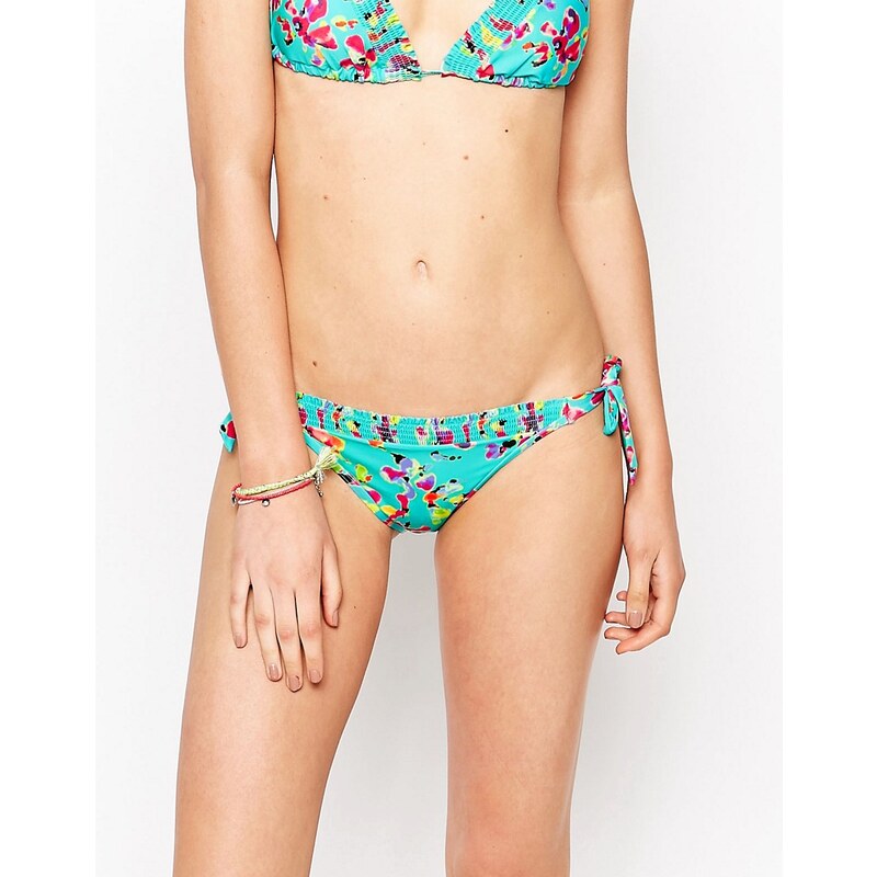 Lepel - Sunset - Bas de bikini avec liens à nouer sur les côtés - Bleu - Bleu