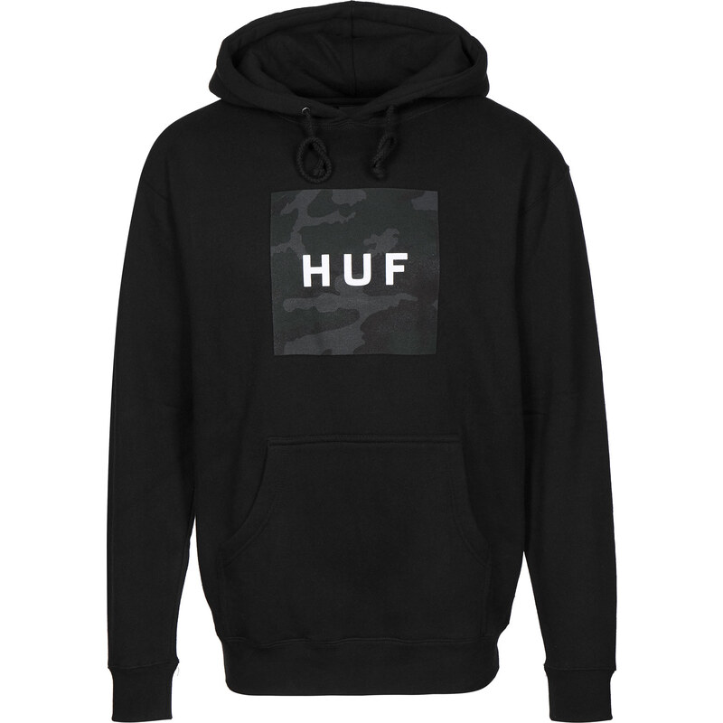 Huf Muted Military Box Logo sweat à capuche black