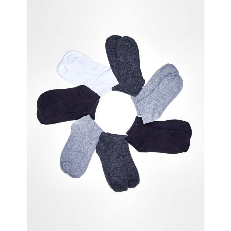 chaussettes basic noires, grises et blanches Jennyfer