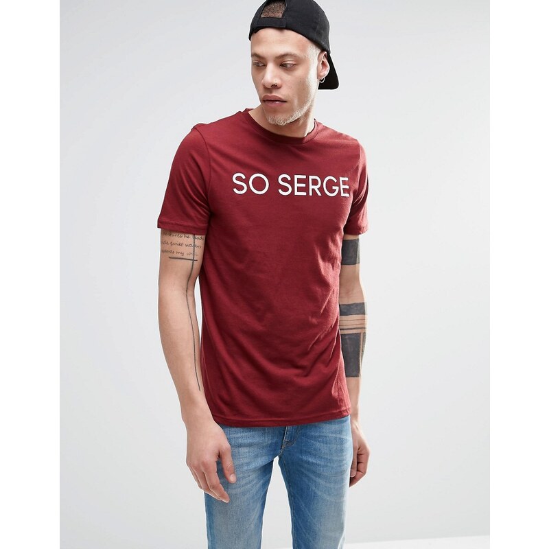 Serge DeNimes - T-shirt - Rouge