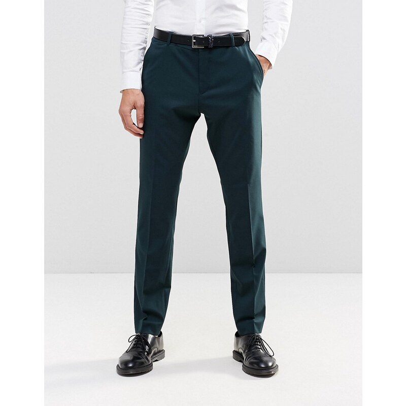 Selected Homme - Pantalon de costume stretch coupe slim - Vert