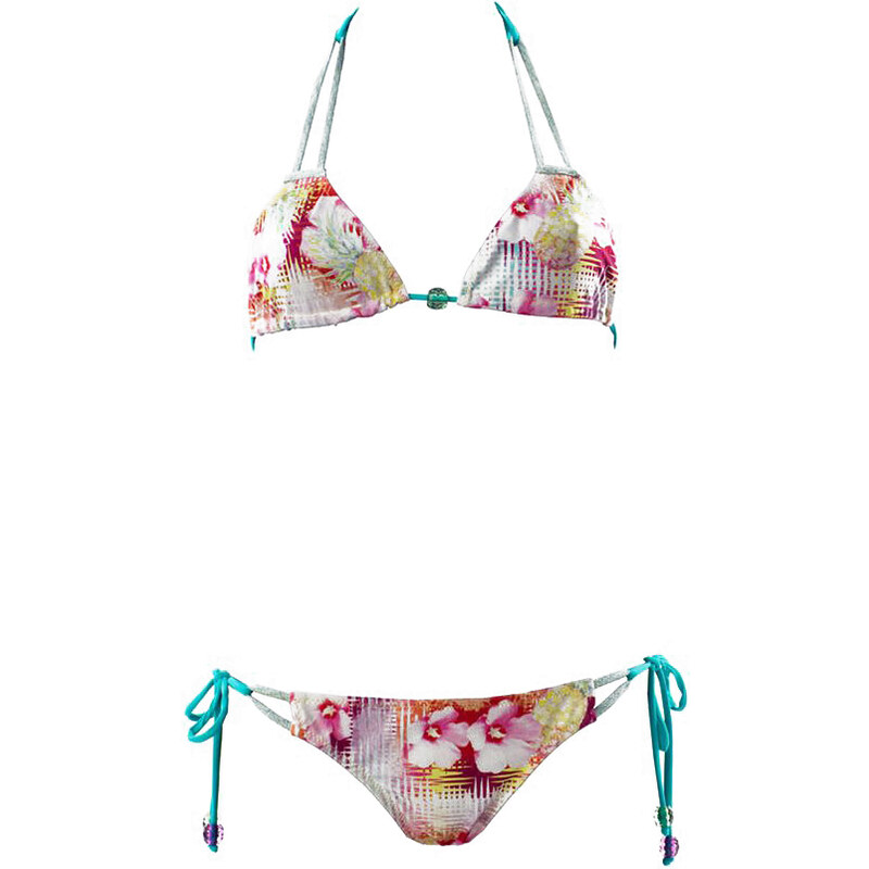 ACQUA BAZAAR SWIMWEAR Bikini Triangle Imprimé Multicolore Bermudes