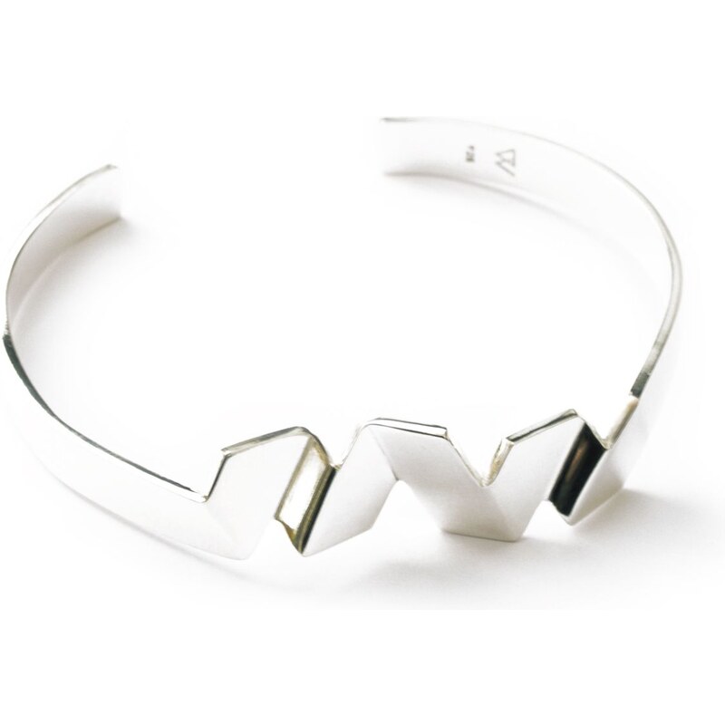 DV Jewellery Bracelet Manchette Géométrique en Argent - GABARIT