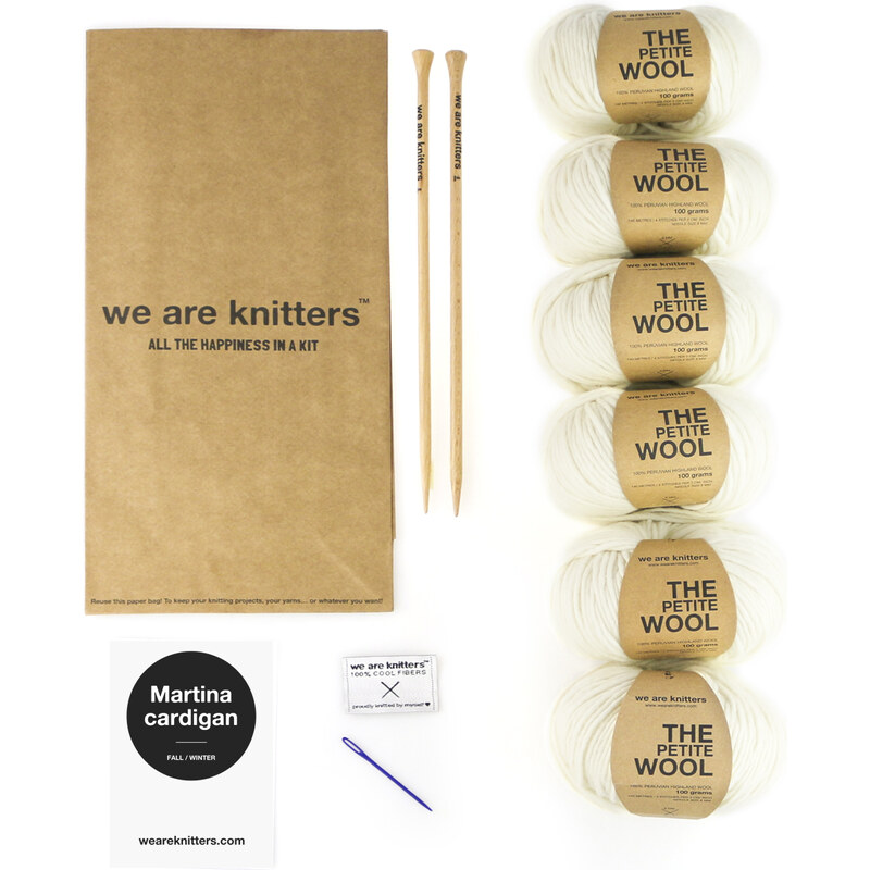 We Are Knitters Kit de Tricot Cardigan - Martina