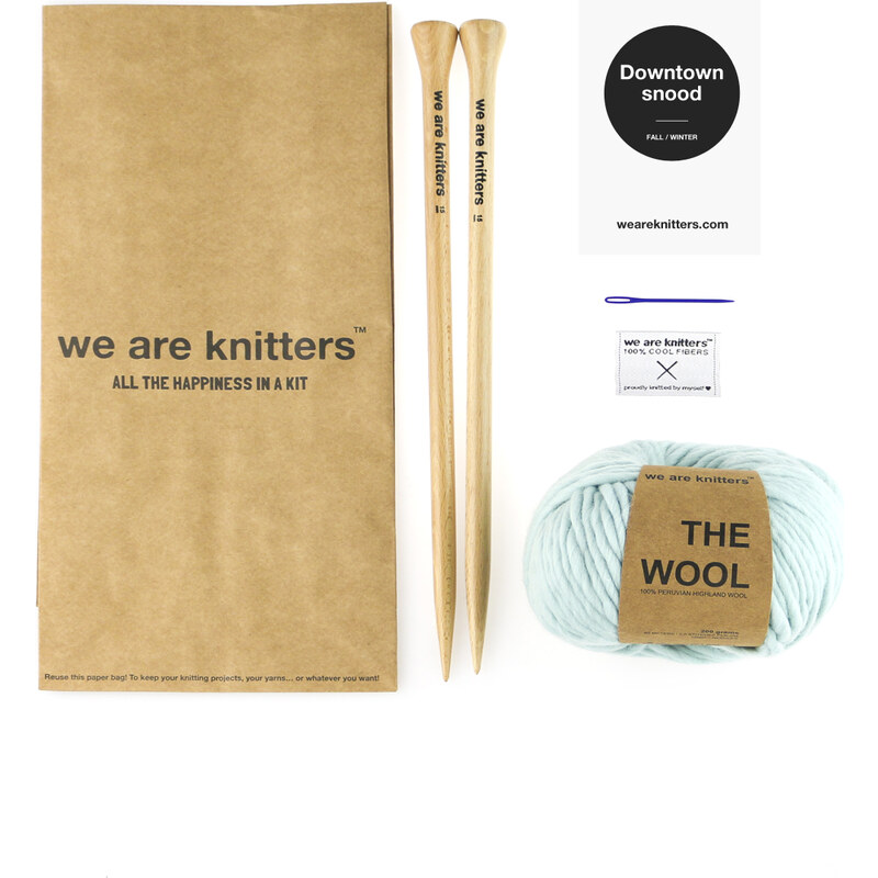 We Are Knitters Kit de Tricot Echarpe Snood - Downtown