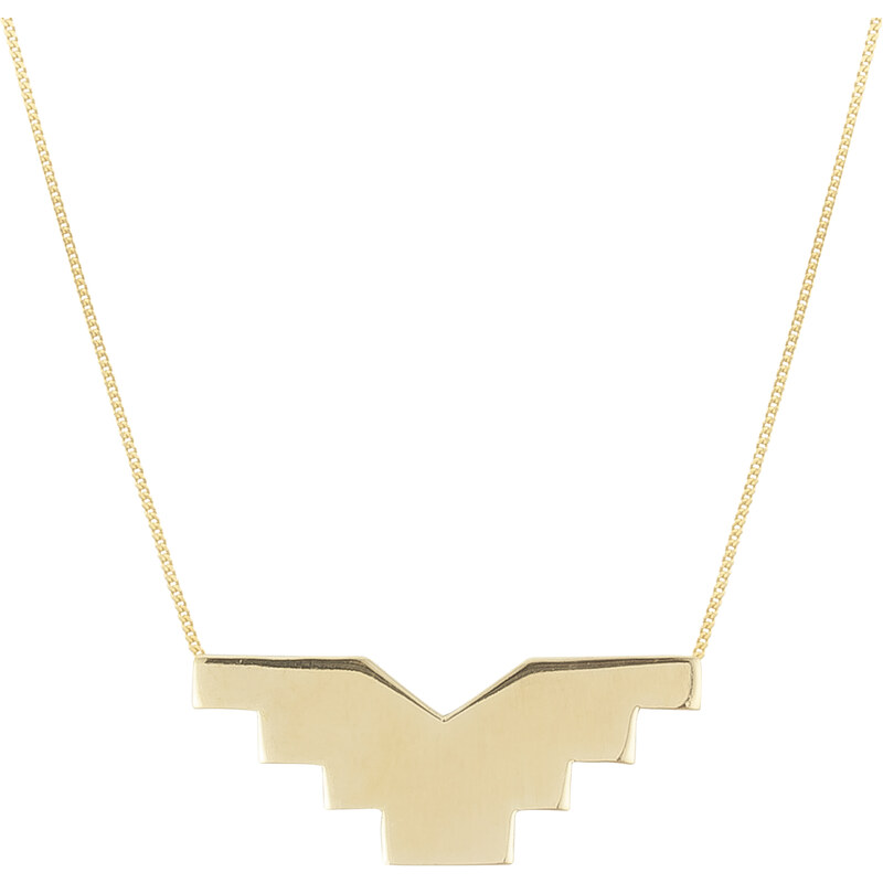 Urban Fawn® Collier Argent Plaqué Or - Mayan