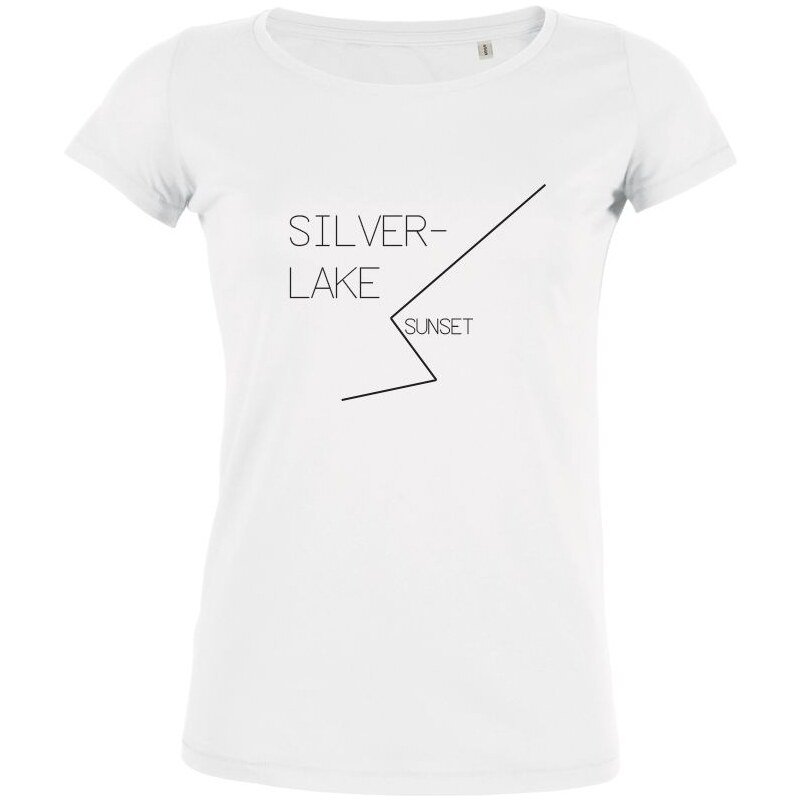 thebmaker T-Shirt Imprimé Éclair & Écriture - Silverlake