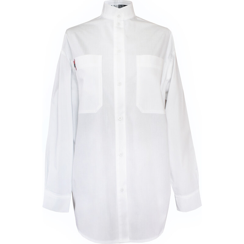 Anniss Chemise Oversize à Col Montant - Ego I