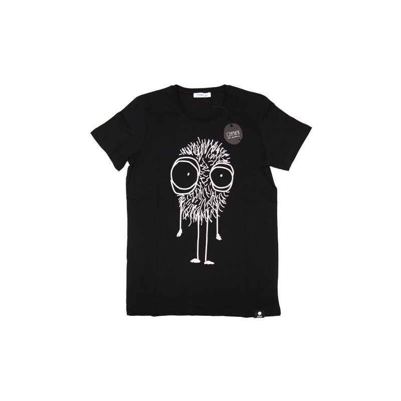 T-shirt Imprimé Noir - Quipster Fluffy