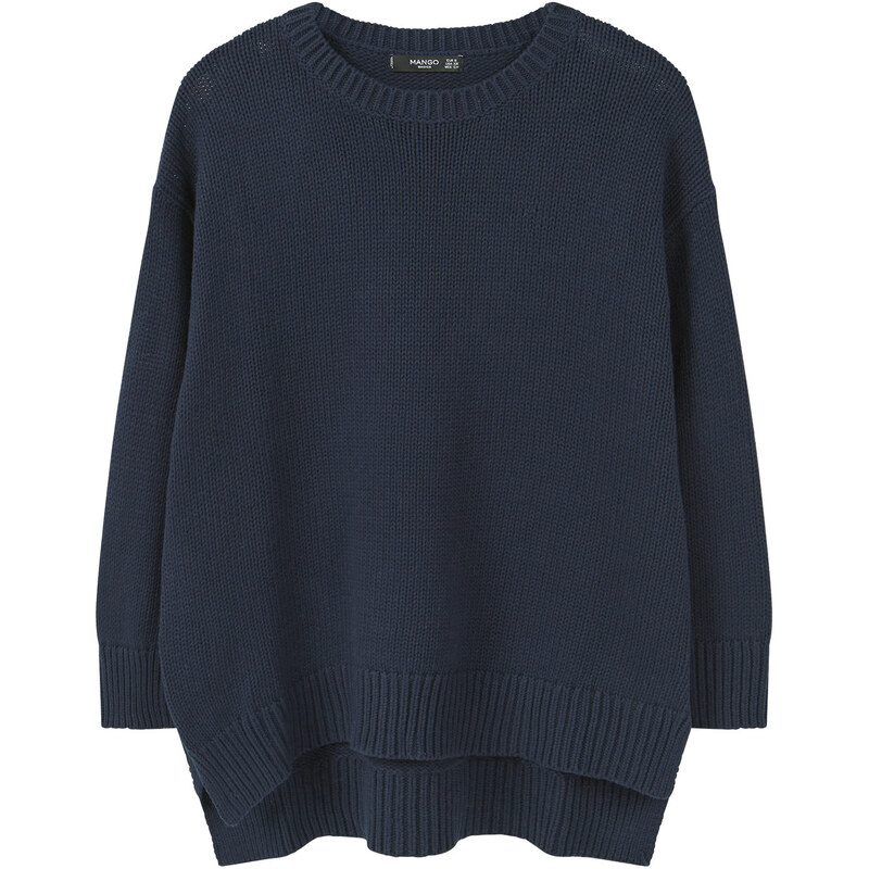 MANGO Pull-Over Coton Ouvertures