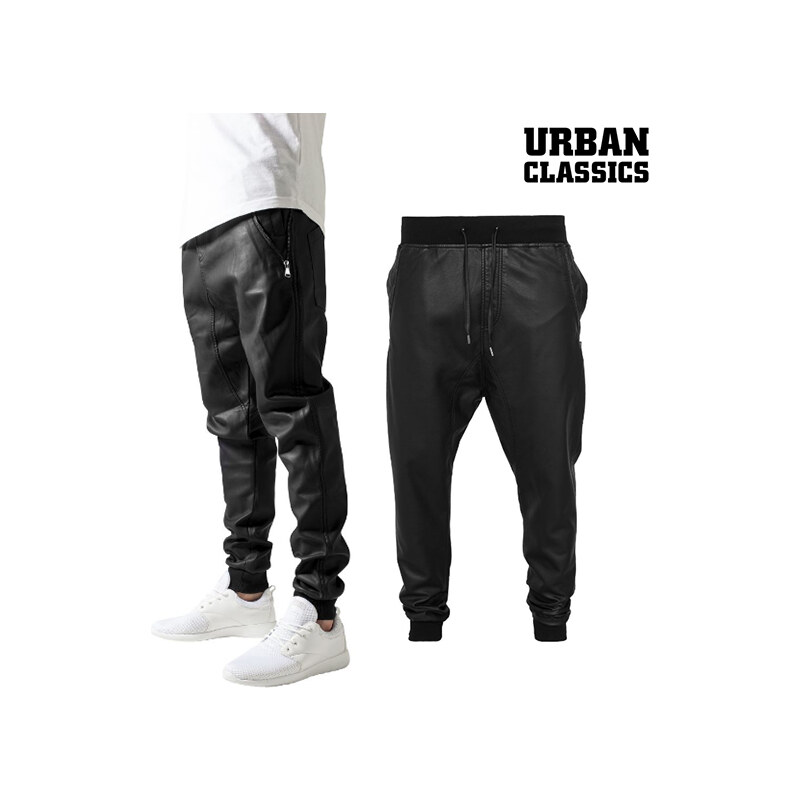 Pantalon de survêtement imitation cuir Urban Classics