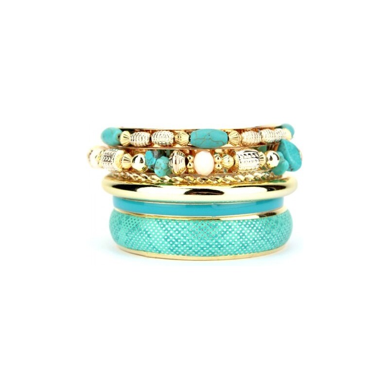 Bracelets Multiples Turquoise OYS Perles, - Cendriyon
