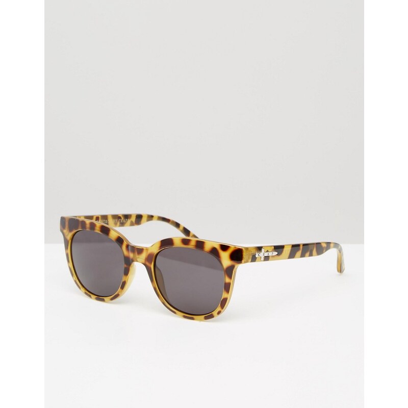 Crap Eyewear - Lunettes de soleil yeux de chat oversize - Écaille de tortue style jungle - Marron