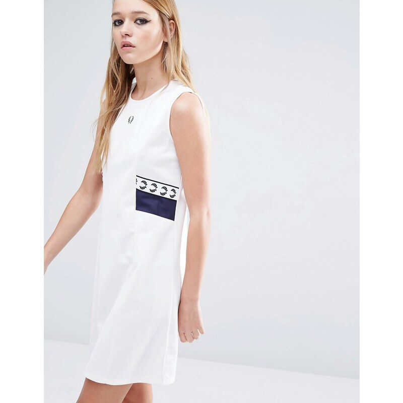 Fred Perry - Archive Trico - Robe - Blanc