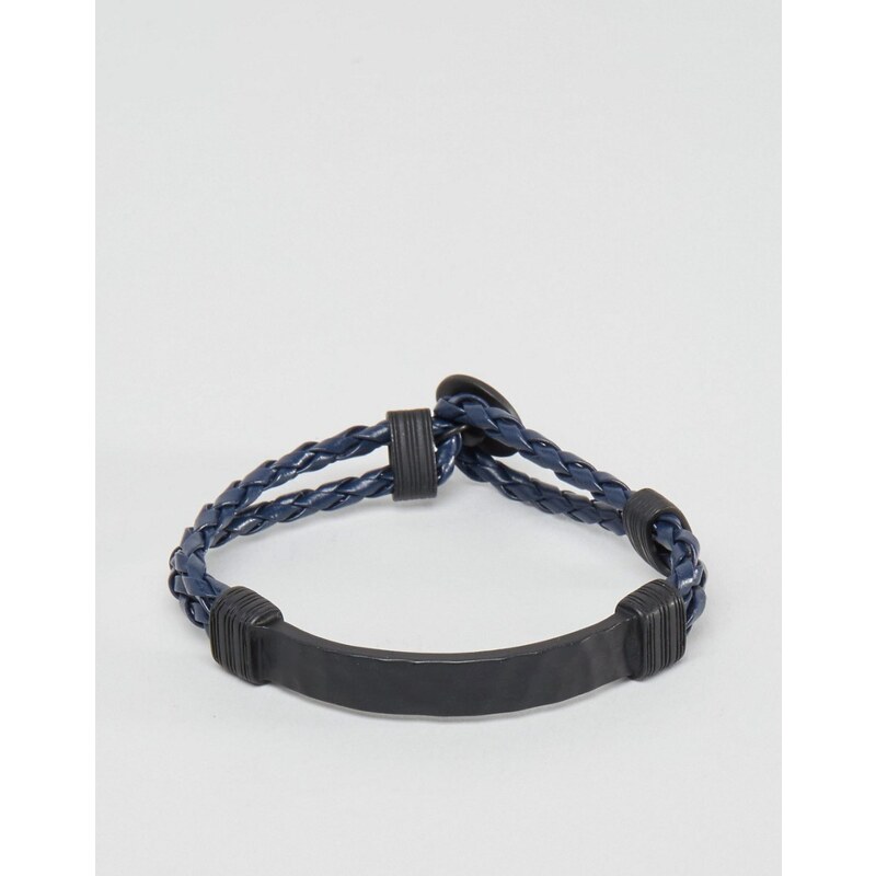 Icon Brand - Bracelet tissé - Bleu marine - Bleu marine