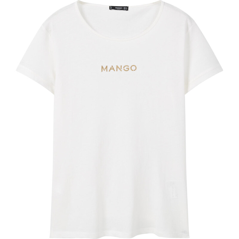MANGO T-Shirt Logo En Coton