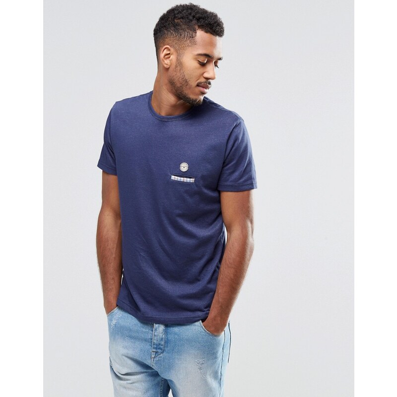 Le Breve - T-shirt avec plus de poches sur le devant - Bleu marine