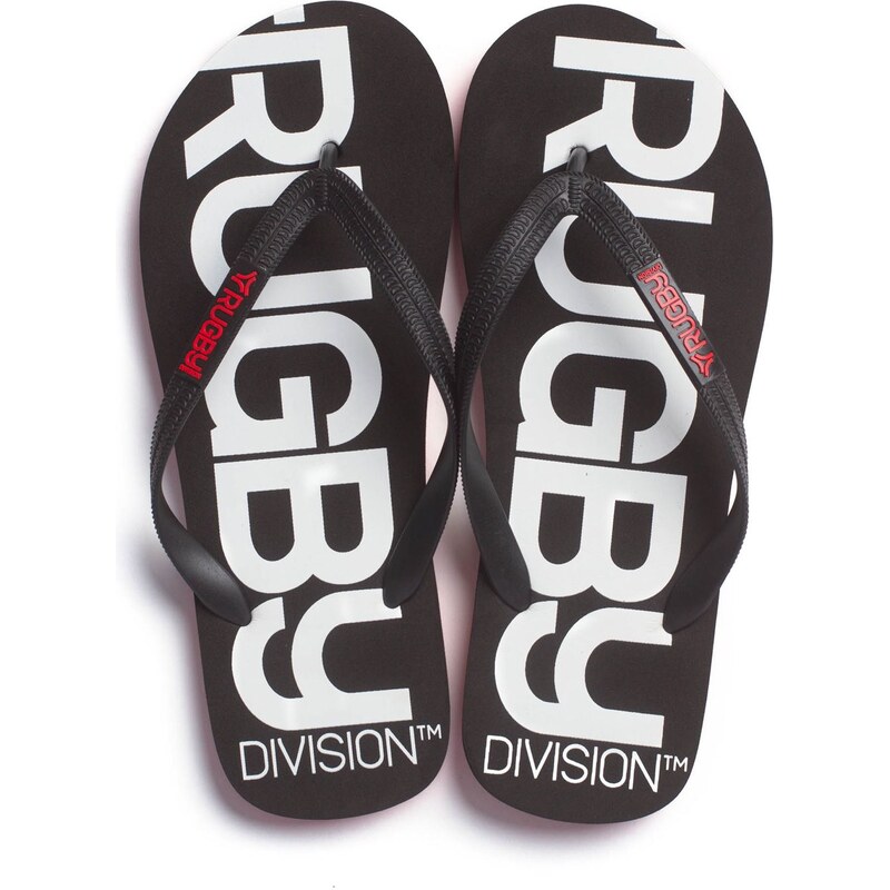 Rugby Division Tongs - noir