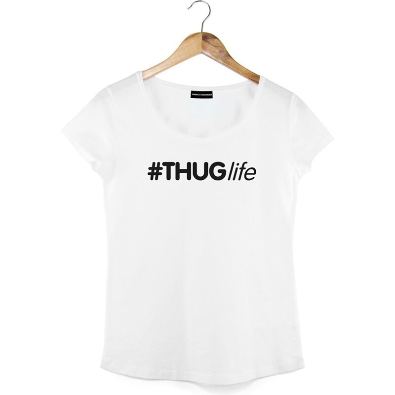 French Disorder Thug Life - T-shirt - blanc