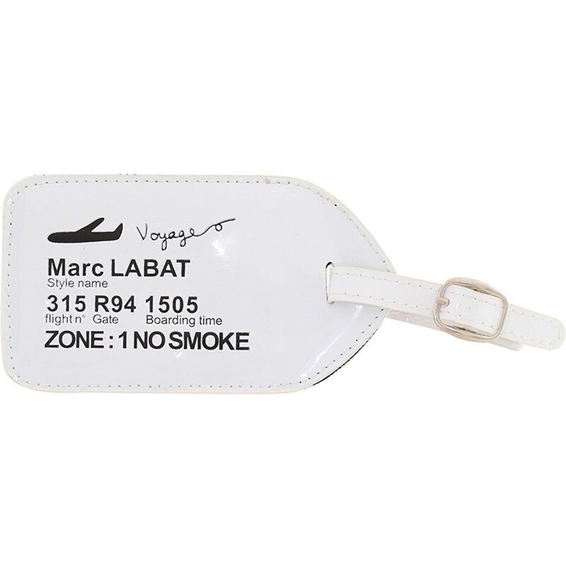 Marc Labat Porte-étiquette bagage - blanc