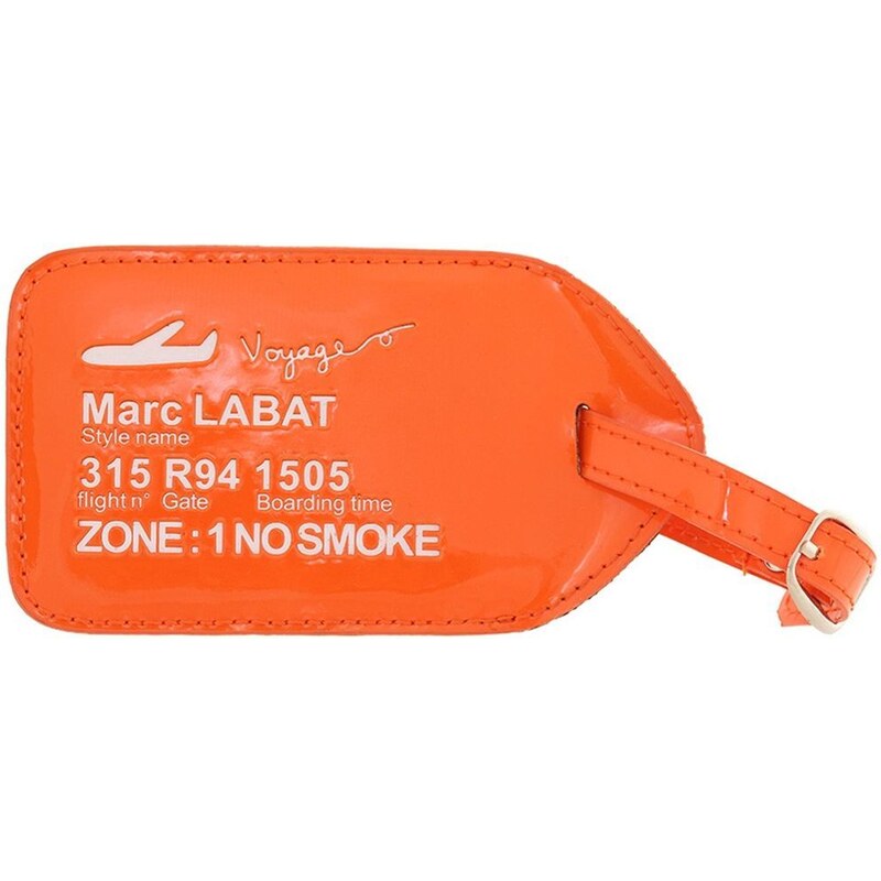 Marc Labat Porte-étiquette bagage - orange