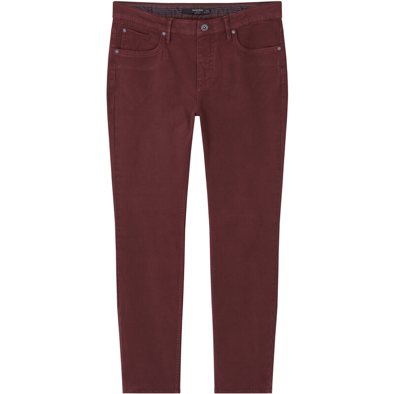 MANGO MAN Pantalon Slim-Fit 5p Garment-Dyed