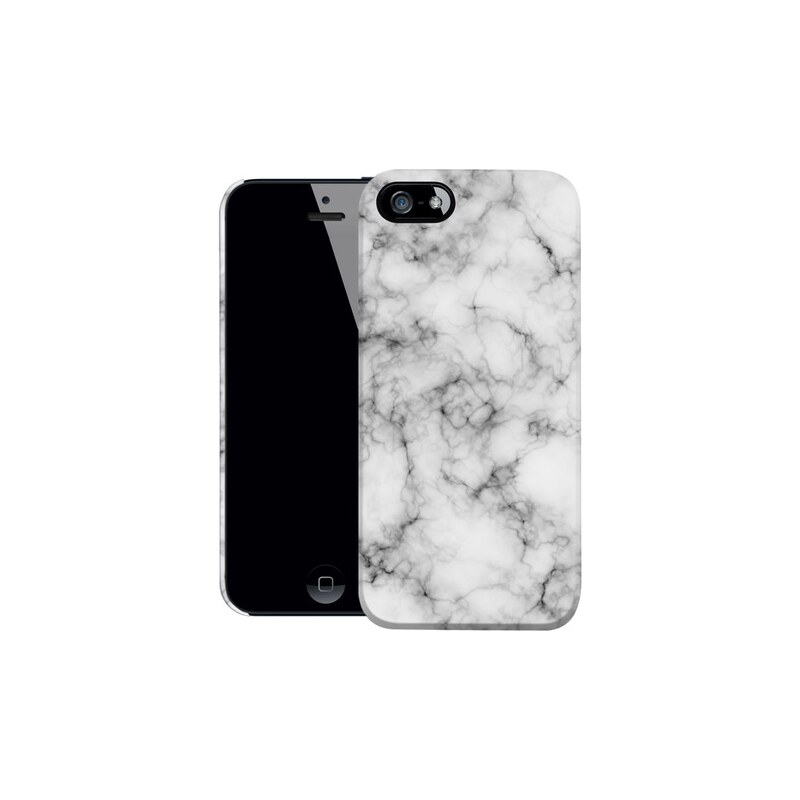 caseable Coque iPhone 5 / 5S / SE Imprimée - Marbre Blanc