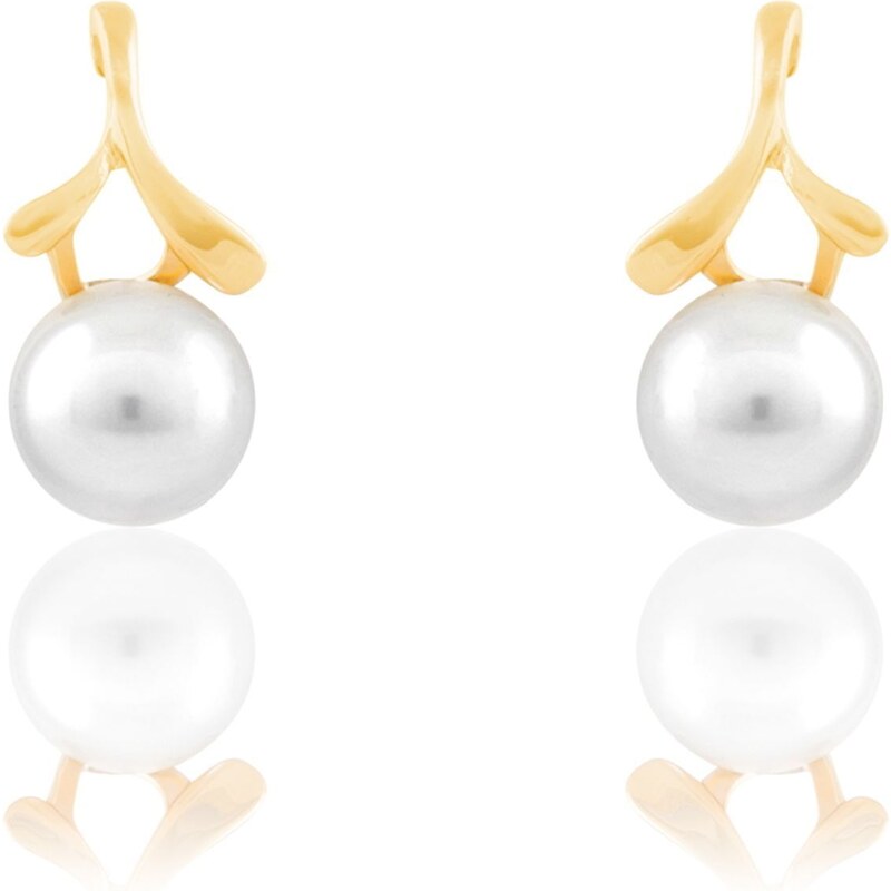 Boucles d'oreilles en or avec perles Vanessa Histoire d'Or